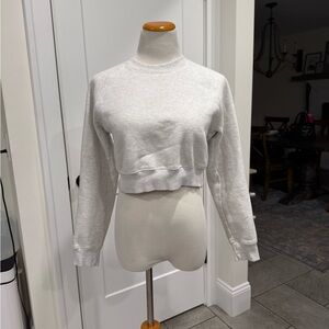 🌟🌟 TNA Cozy Fleece Light Gray Sweatshirt